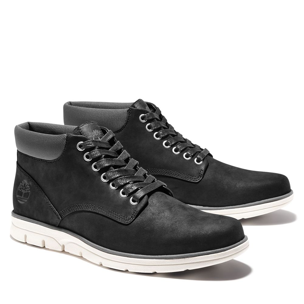 Botas de Seguridad Timberland Hombre Bradstreet Cuero Sneaker Negras - Chile UFS-598137